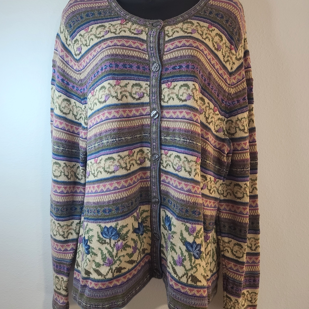 Appleseed's Multicolor Knit Sweater
